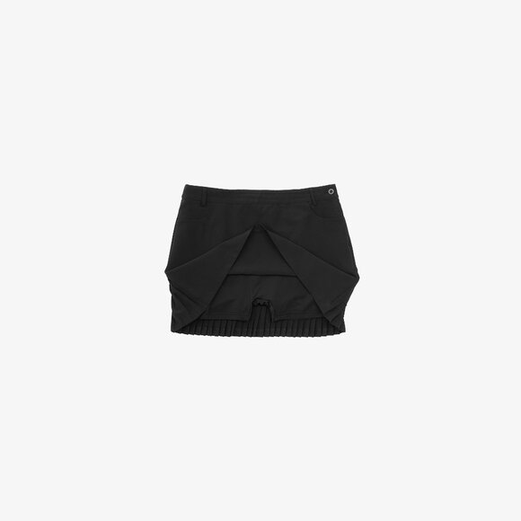 DESCENTE Black Pleated Golf Skort - Picture 3 of 4